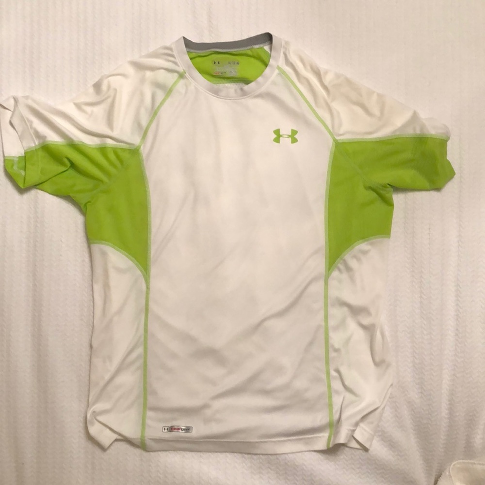 White Underarmor Tee